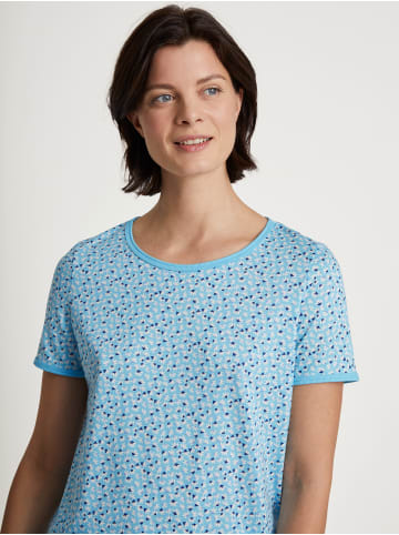 Calida Pyjama in blue topaz