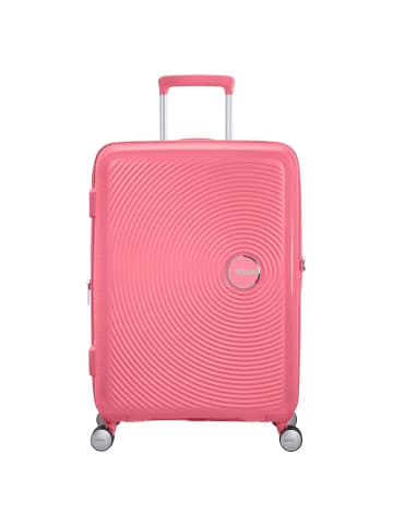 American Tourister Soundbox - 4-Rollen-Trolley 67 cm erw. (gelb) in sun kissed coral