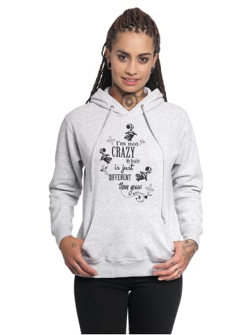 Disney Alice in Wonderland  Kapuzensweatshirt I'm Not Crazy in schwarz