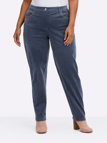 sheego Chinohose in rauchblau