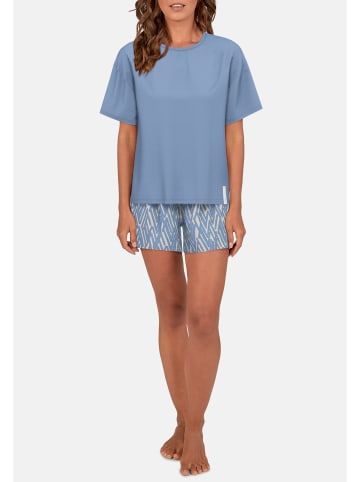 Tom Tailor Shorty Westport in blau-mittel-Allover