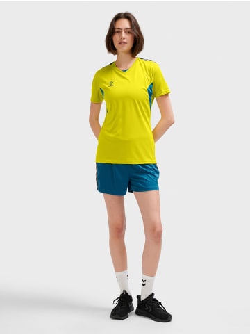 Hummel T-Shirt Hmlauthentic Damen in SULPHUR SPRING/BLUE CORAL