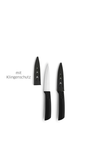Amefa 2-tlg. Allzweckmesser Set CERAMIC in schwarz