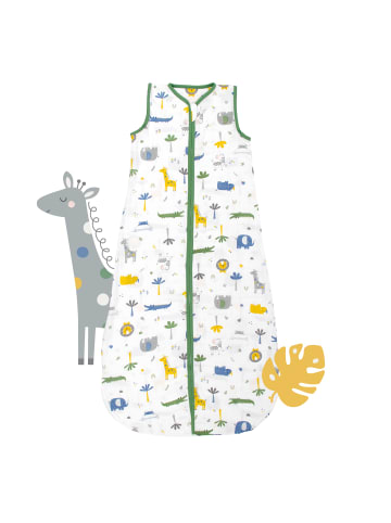 Musselin Babyschlafsack, 0.5 TOG in Dunkelgrün