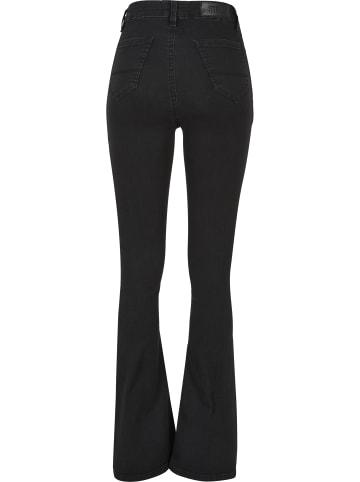 Urban Classics Bootcut Jeans in black stone washed