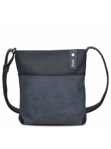 Zwei Jana J10 - Schultertasche 29 cm (papaya) in nubuk-ink