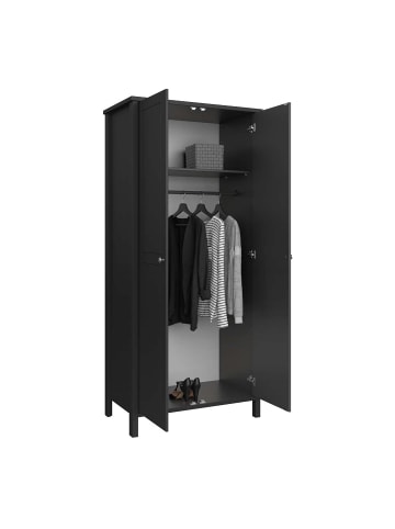 ebuy24 Kleiderschrank Tromsø Kaffeefarben 89 x 50 cm