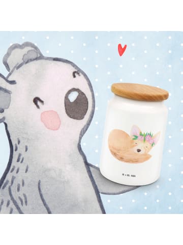 Mr. & Mrs. Panda aufbewahrungsbehälter Wüstenfuchs Blumen ohne S... in Weiß