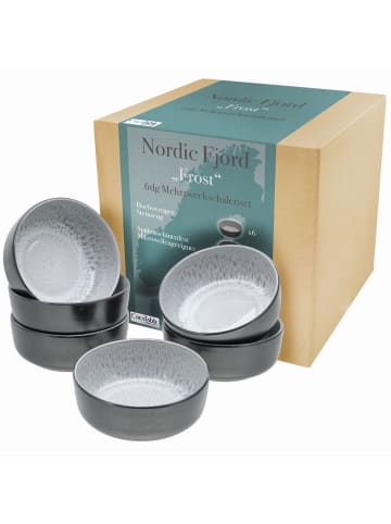 CreaTable 6 er-Set 21523 Nordic Fjord Müslischalen Set in Frost