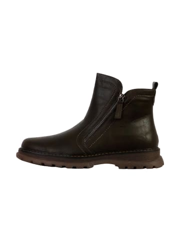 Divine Factory Stiefeletten mit Reißverschluss Grün