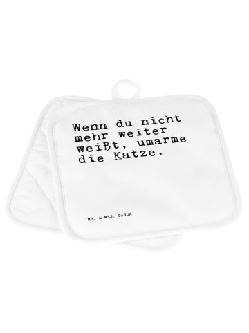 Mr. & Mrs. Panda Topfuntersetzer Wenn du nicht mehr... mit Spruch in Weiß