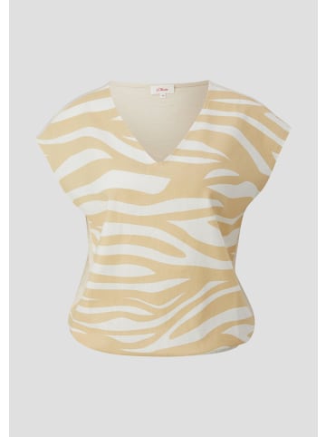 s.Oliver T-Shirt in 81A0_beige