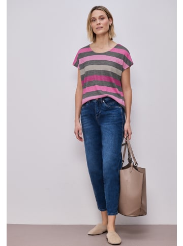 Street One T-Shirt in himbeer grau - 0001