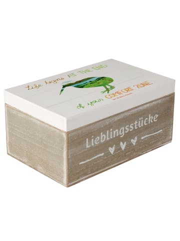 Mr. & Mrs. Panda Box mit Deckel Kiwi Neuseeland mit Spruch in Bunt