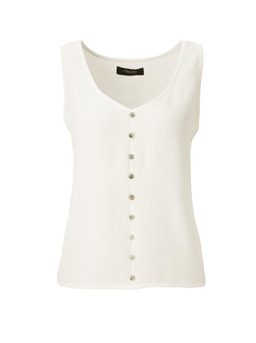 Aniston CASUAL Blusentop in wollweiß