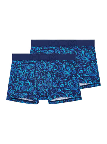 HOM Retro Short / Pant Brian in Blue print