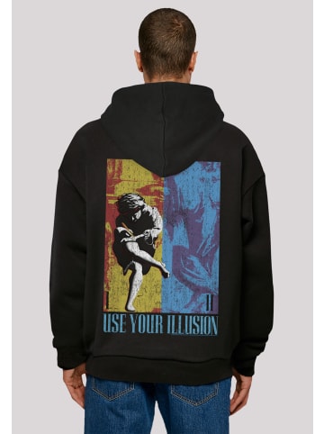 F4NT4STIC Ultra Heavy Hoodie Guns 'n' Roses Music Double Illusion in schwarz