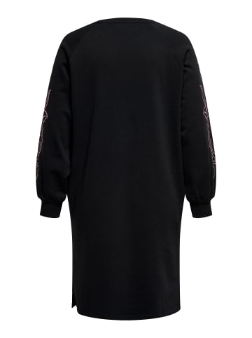 ONLY Carmakoma Sweatshirt-Kleid in Black