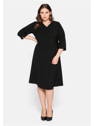 sheego Kleid in schwarz