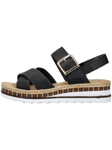 rieker Sandalette in schwarz