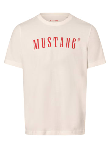 Mustang T-Shirt Austin in ecru