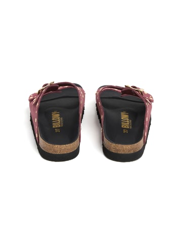 billowy Pantoletten  in bordeaux