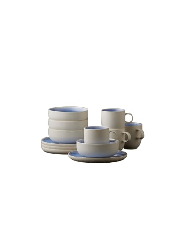 Studio Round Brunch-Set North in Matte white/Shiny river