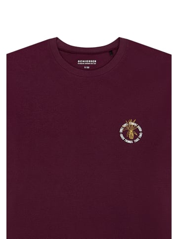 Schiesser Schlafanzug Nightwear Cotton in Pflaume