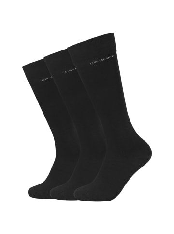 camano Kniestrümpfe 3er Pack black
