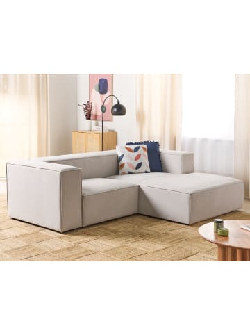 Beliani 2-Sitzer Sofa VERNON in Beige - (W) 236 x (H) 68 x (L) 175 cm