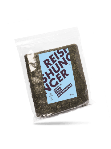 Reishunger 5er Vorteilspaket -Algenblätter, Nori, Gold-Qualität (5x10Stk)