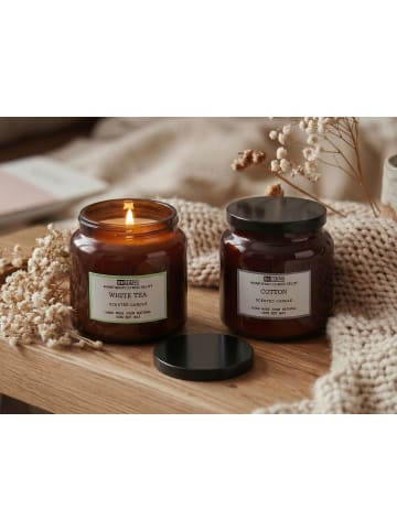 Beliani 2er-Set Kerze ABSOLUTE ALCHEMY in Braun