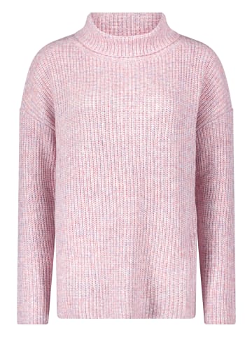 CARTOON Basic-Strickpullover mit Turtle Neck in Middle Pink Melange