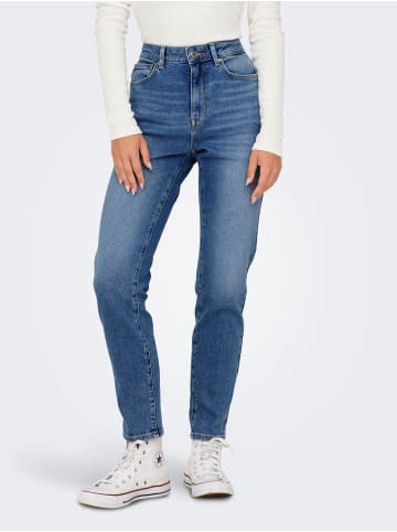 ONLY Straight-Jeans in Medium Blue Denim