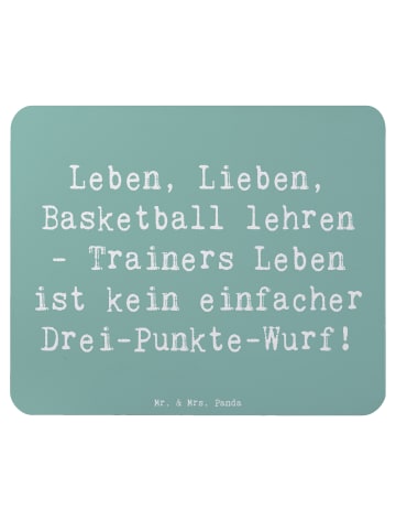 Mr. & Mrs. Panda Laptop Mousepad Spruch Basketballtrainer Lebens... in Meeresbrise