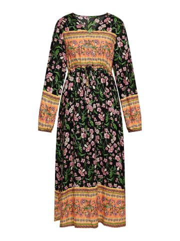 VIRITA Women Sommerkleid in Schwarz Mehrfarbig
