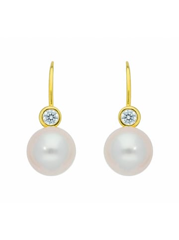 Adeliás Damen 333 Gold Boutons mit Zirkonia in gold