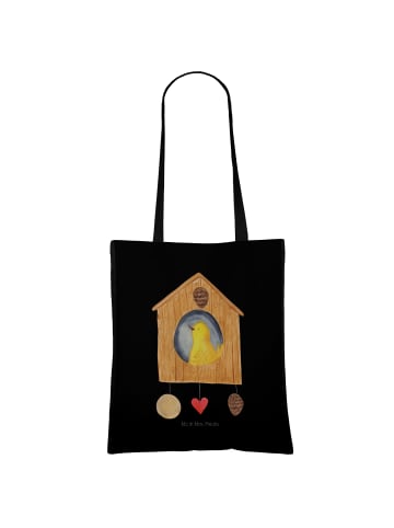 Mr. & Mrs. Panda Schultasche Vogelhaus Home ohne Spruch in Schwarz