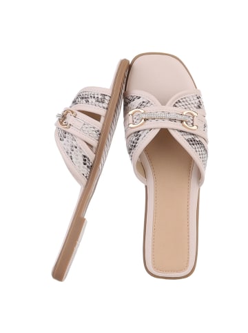 Ital-Design Sandale & Sandalette in Beige und Grau