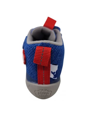 Affenzahn Klettschuh Knit Happy Wal in Blau
