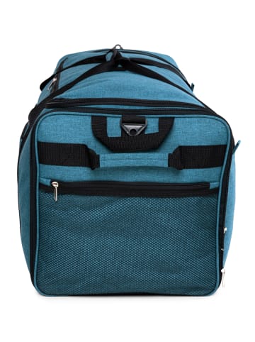 Hauptstadtkoffer blnbag M4 - leichte Reisetasche, faltbar, mit Rollen, 1.1 kg, 90 L in Aquagrün