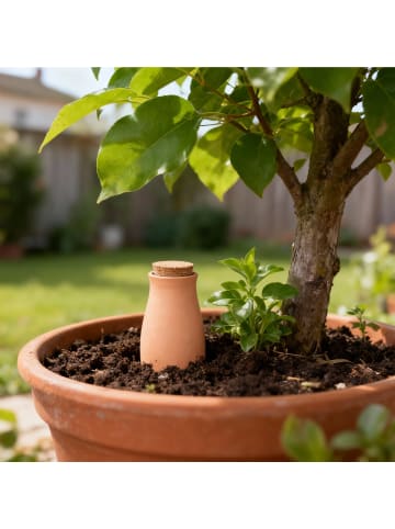 relaxdays 2 x Ollas in Terrakotta - 1,4 l