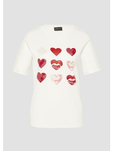 s.Oliver T-Shirt in 02D4_ecru