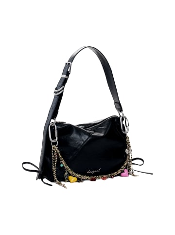 Desigual Umhängetasche 'Gravity Letur' in schwarz