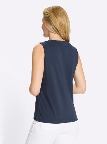 Sieh an! Shirttop in dunkelblau