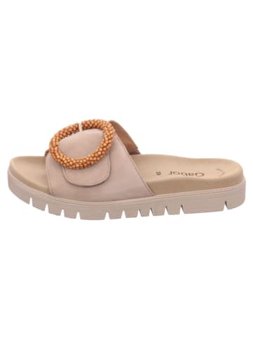 Gabor Damenpantolette sportlich flach 4374514 in  Braun