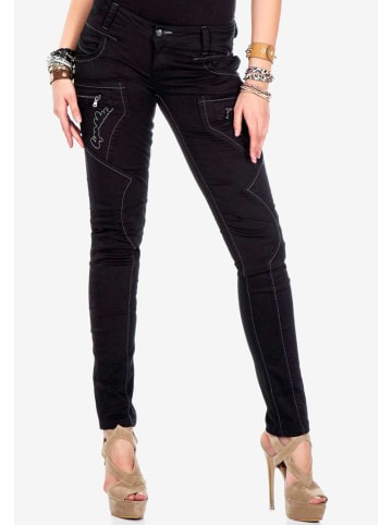 Cipo & Baxx Jeanshose in Black