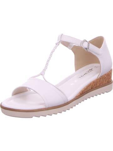 Tamaris Keilsandalette in weiß
