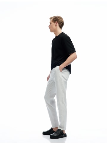 KOTON HOSEN in Grau Gemustert