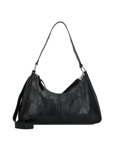 TASCHENDIEB Salvatorgasse Schultertasche Leder 34 cm in black bean